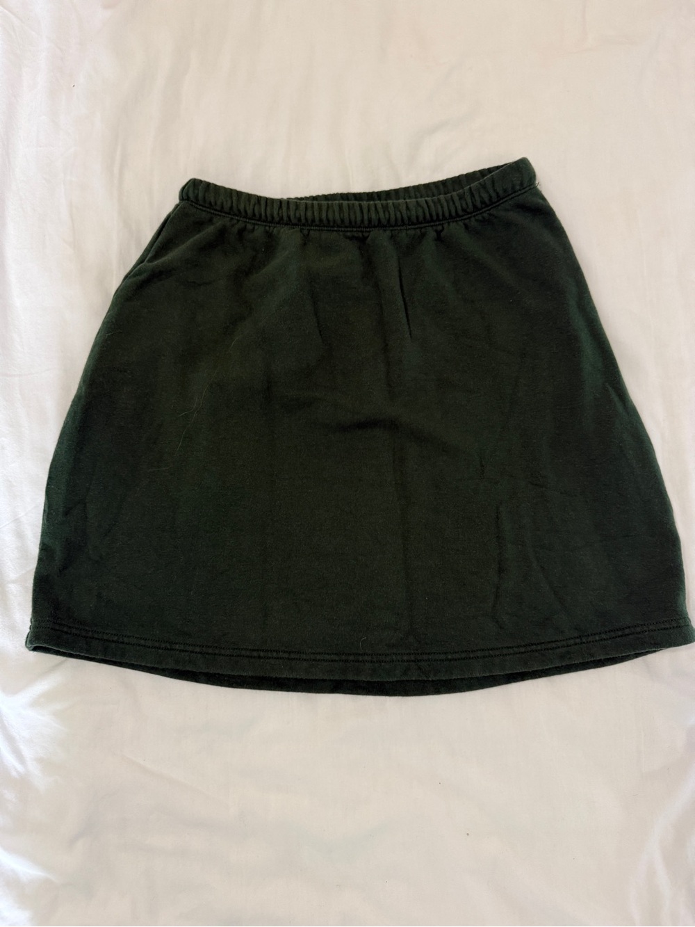 aerie Black Mini Skirt with Elastic Waistband
